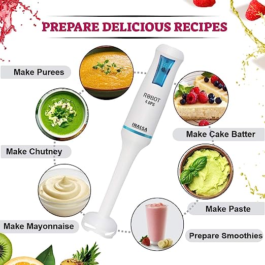 Inalsa Robot 4.0 PS Hand Blender 400W Inalsa Robot 4.0 PS Hand Blender 400W